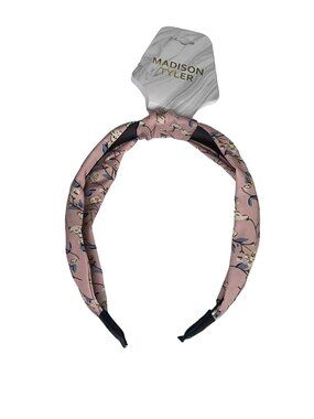 Madison Tyler Pink Floral Headband Womens Girls Fabric Hair Accessory NWT